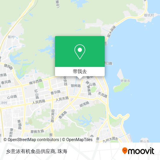 乡意浓有机食品供应商地图