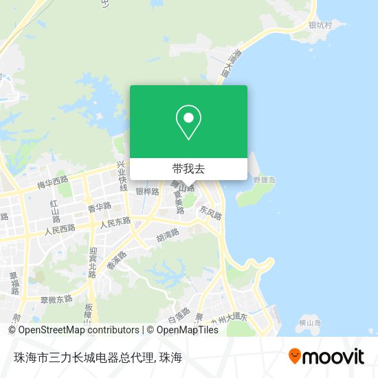 珠海市三力长城电器总代理地图