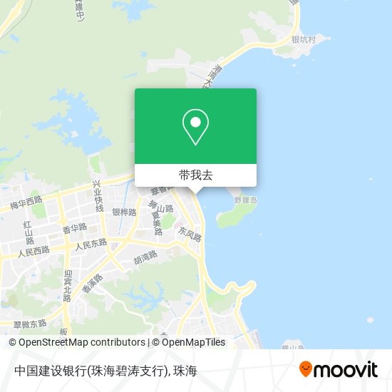 中国建设银行(珠海碧涛支行)地图
