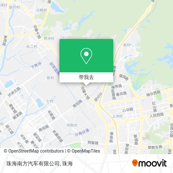 珠海南方汽车有限公司地图