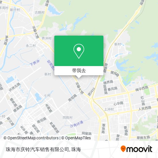 珠海市庆铃汽车销售有限公司地图