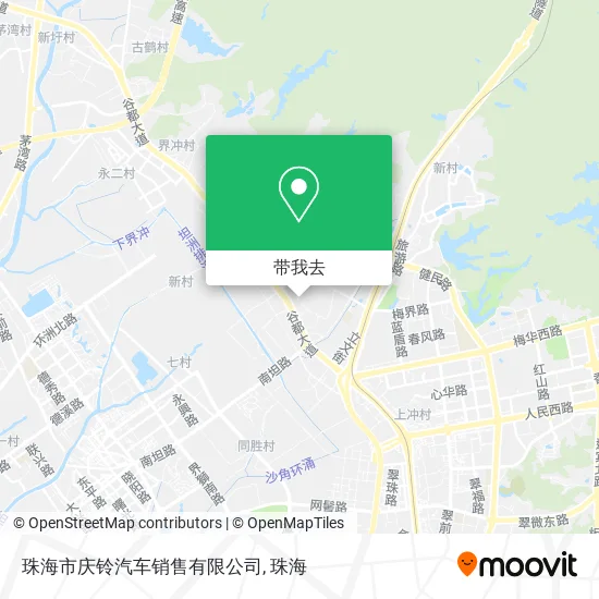 珠海市庆铃汽车销售有限公司地图