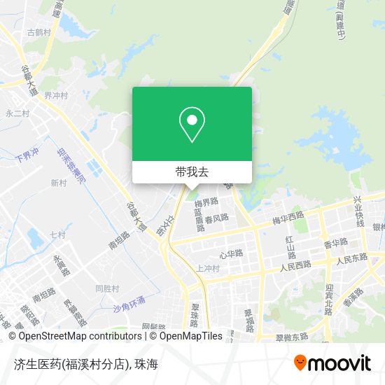 济生医药(福溪村分店)地图