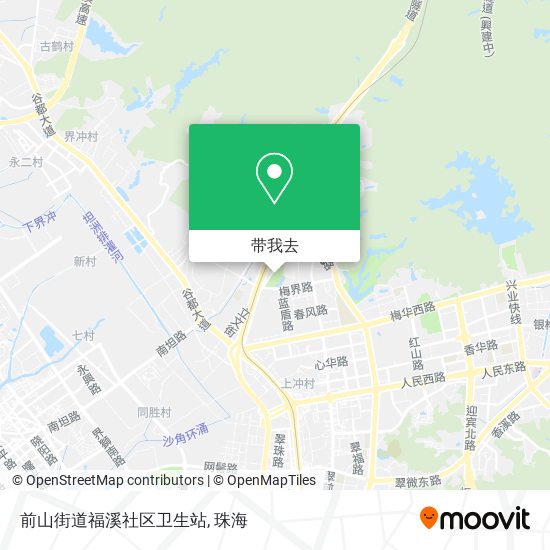 前山街道福溪社区卫生站地图