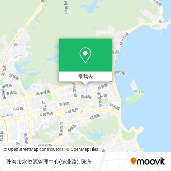 珠海市水资源管理中心(镜业路)地图