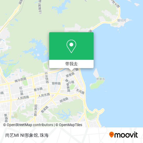 尚艺MI NI形象馆地图