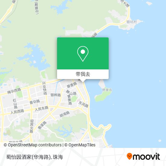 蜀怡园酒家(华海路)地图