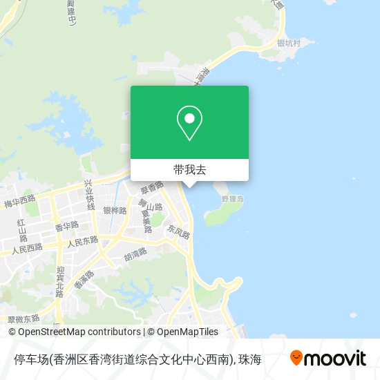 停车场(香洲区香湾街道综合文化中心西南)地图