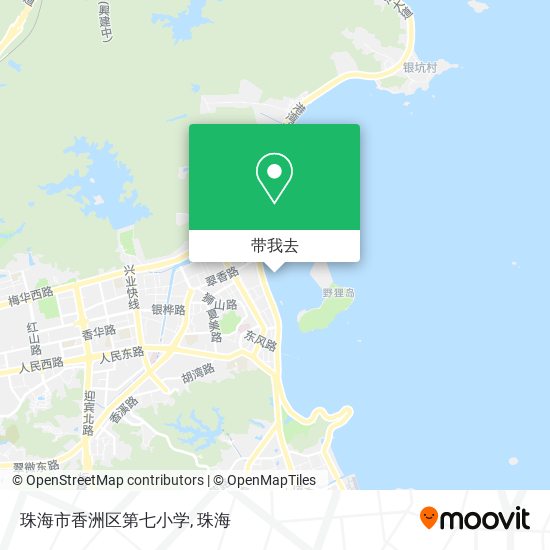珠海市香洲区第七小学地图