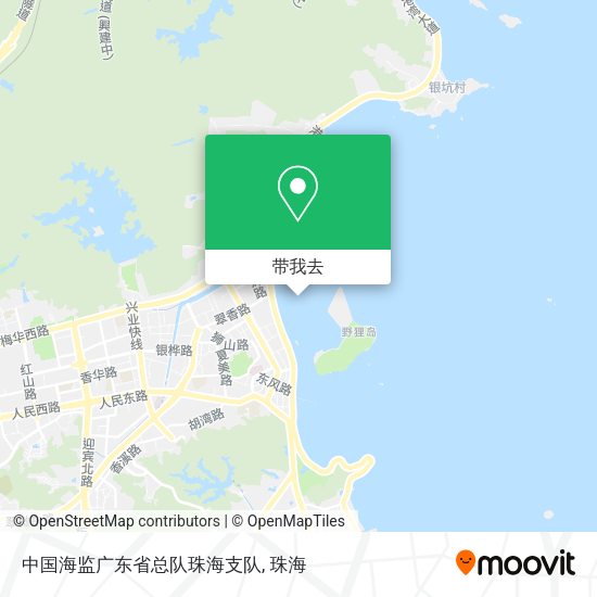 中国海监广东省总队珠海支队地图