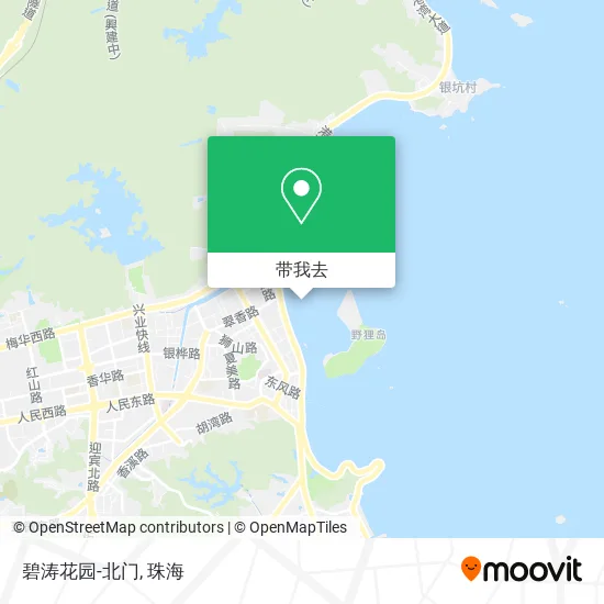 碧涛花园-北门地图