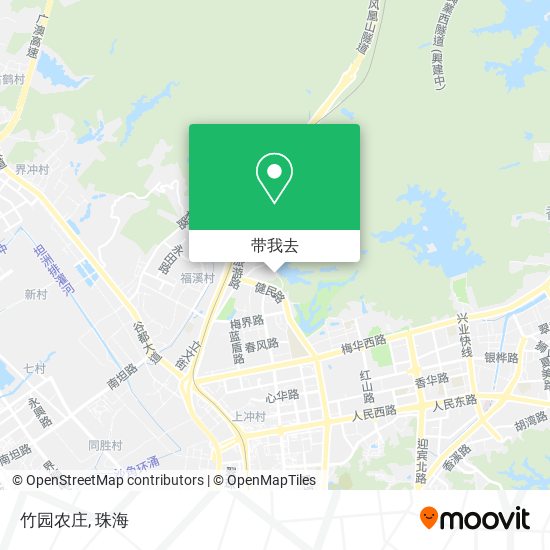 竹园农庄地图