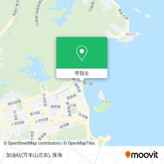 加油站(万丰山庄东)地图