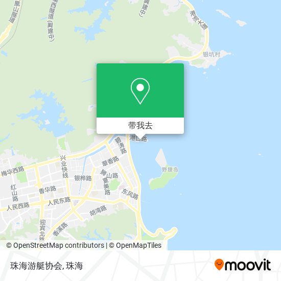 珠海游艇协会地图