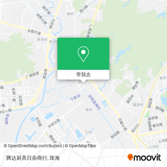 腾达厨具日杂商行地图