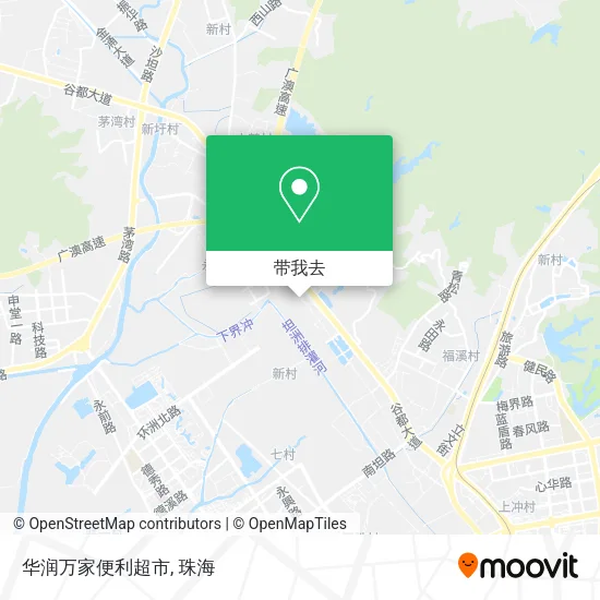 华润万家便利超市地图
