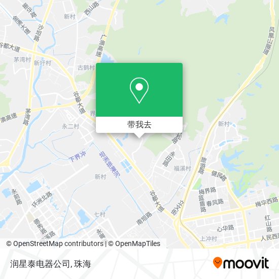 润星泰电器公司地图