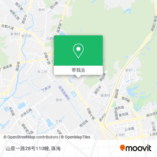 山星一路28号110幢地图