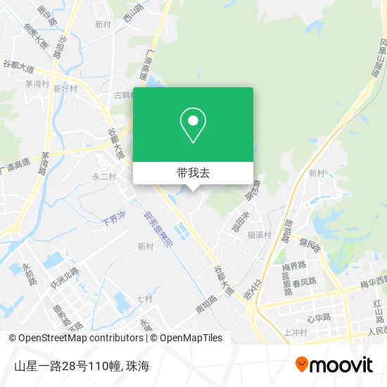 山星一路28号110幢地图