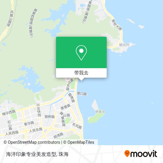 海洋印象专业美发造型地图