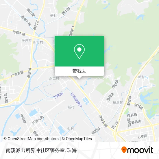 南溪派出所界冲社区警务室地图
