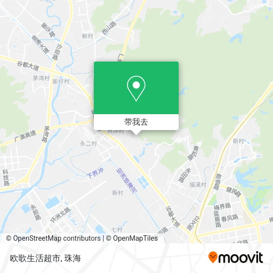 欧歌生活超市地图