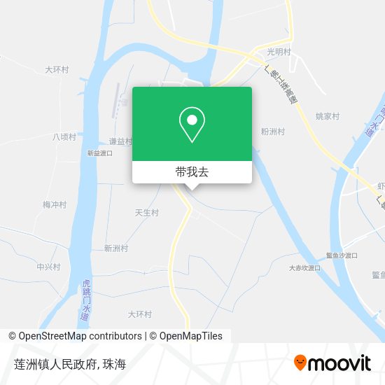 莲洲镇人民政府地图
