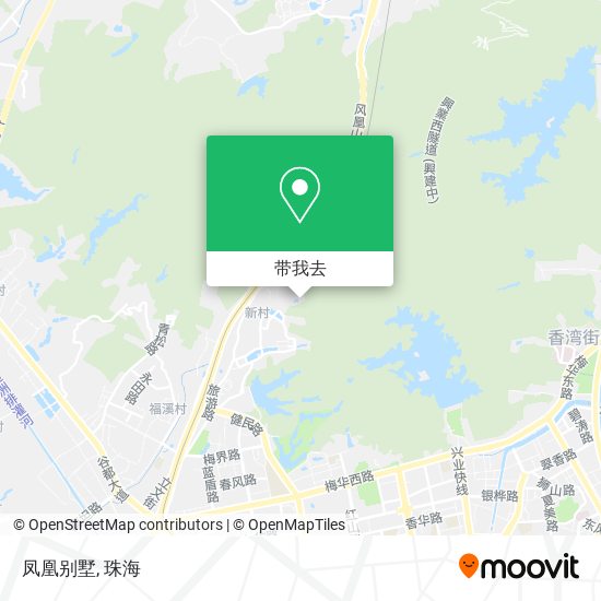 凤凰别墅地图