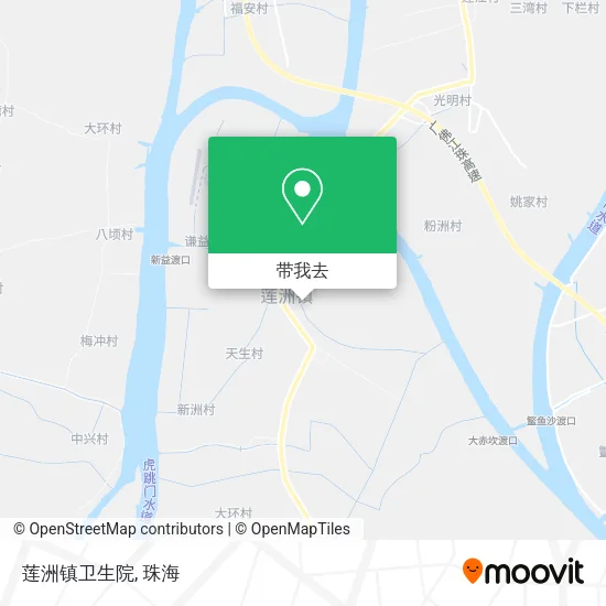 莲洲镇卫生院地图