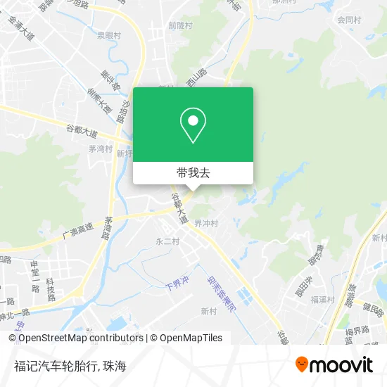 福记汽车轮胎行地图
