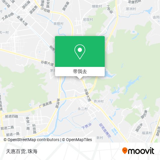 天惠百货地图