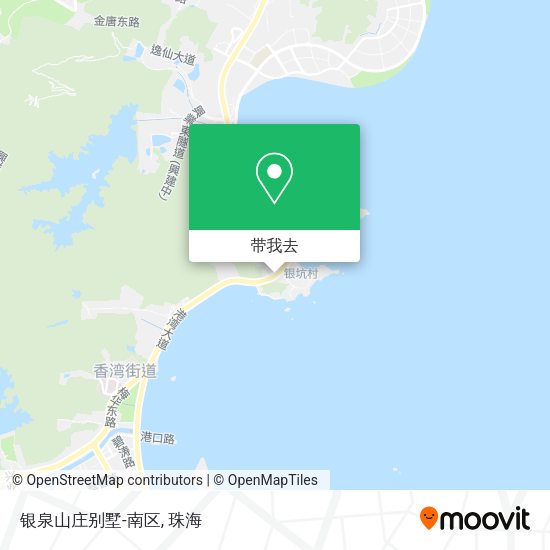 银泉山庄别墅-南区地图