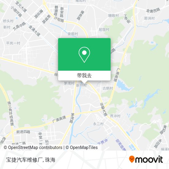宝捷汽车维修厂地图