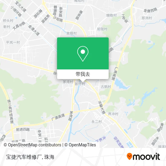 宝捷汽车维修厂地图