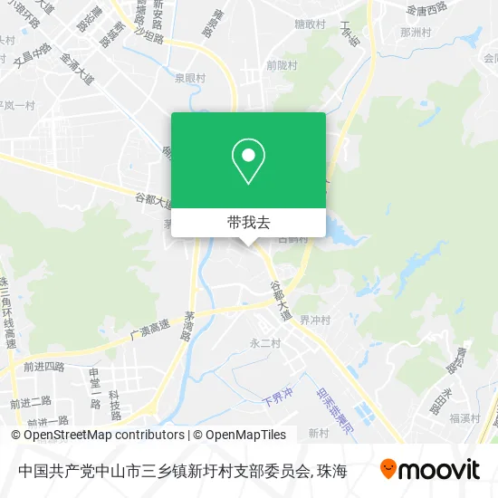 中国共产党中山市三乡镇新圩村支部委员会地图