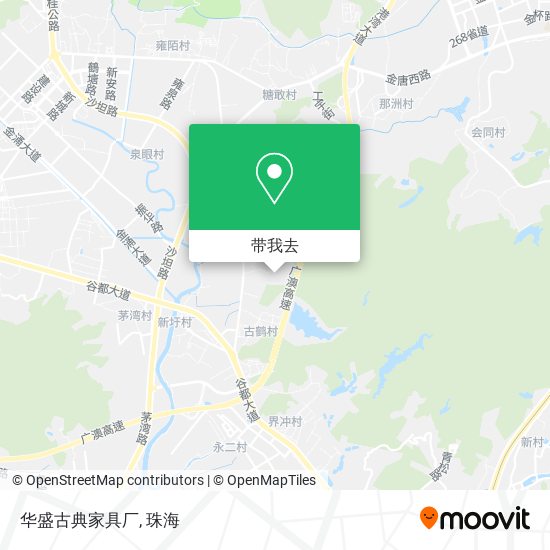 华盛古典家具厂地图