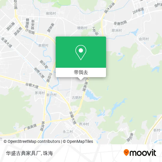 华盛古典家具厂地图