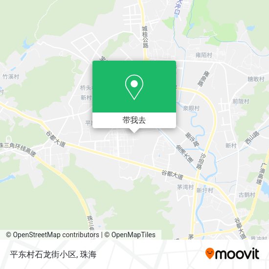 平东村石龙街小区地图