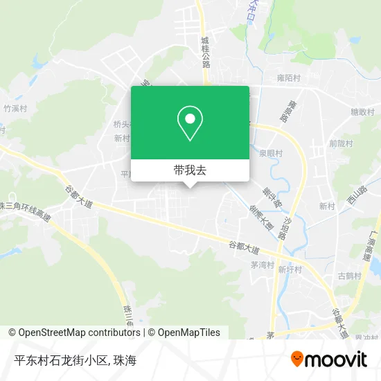 平东村石龙街小区地图