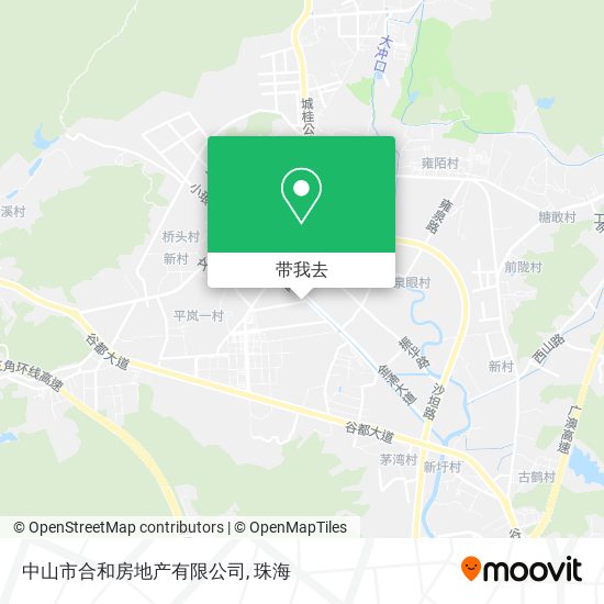 中山市合和房地产有限公司地图