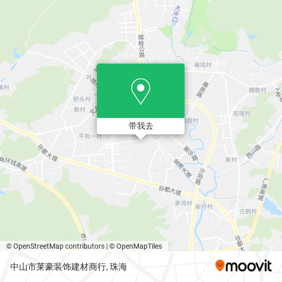 中山市莱豪装饰建材商行地图