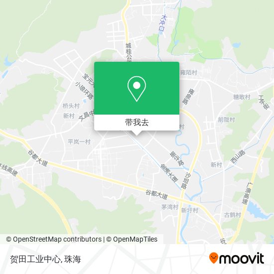 贺田工业中心地图