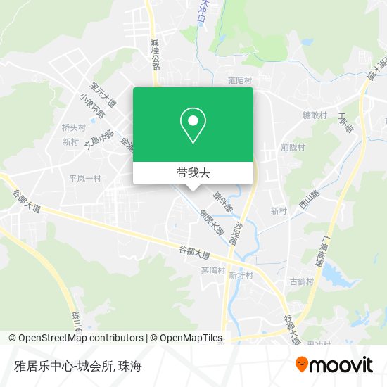 雅居乐中心-城会所地图