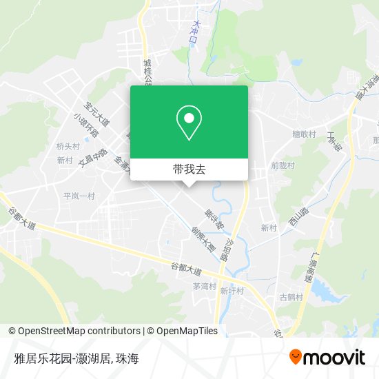 雅居乐花园-灏湖居地图