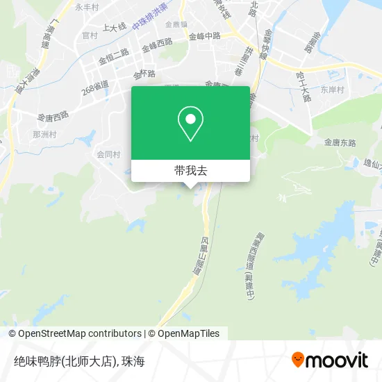 绝味鸭脖(北师大店)地图
