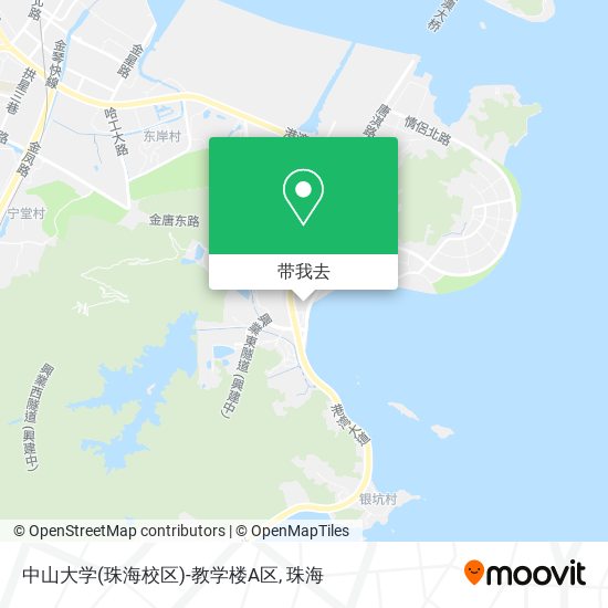 中山大学(珠海校区)-教学楼A区地图