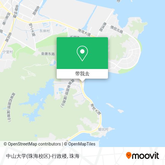 中山大学(珠海校区)-行政楼地图