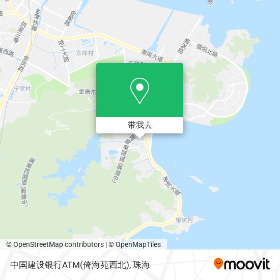 中国建设银行ATM(倚海苑西北)地图