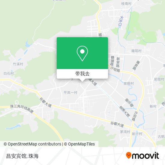 昌安宾馆地图