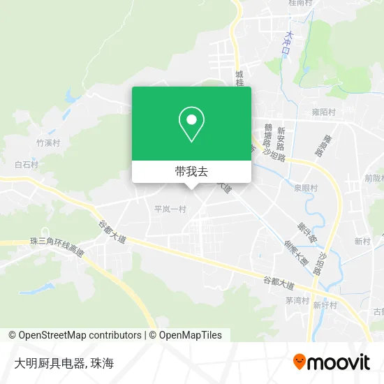 大明厨具电器地图